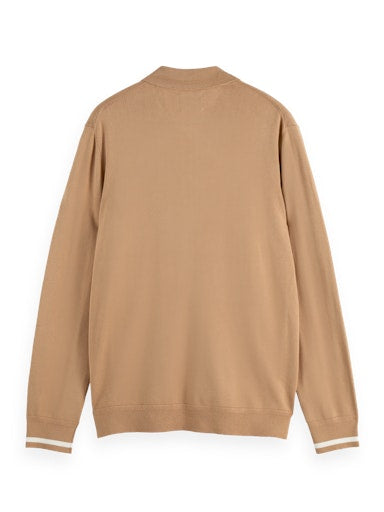 Polo's lange mouw bruin Scotch & Soda