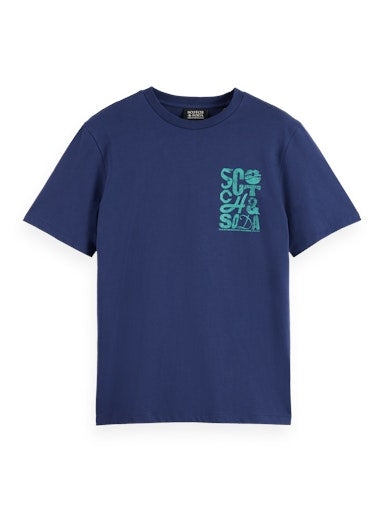 T-shirts korte mouw blauw Scotch & Soda