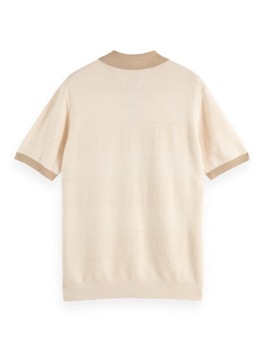 Polo's korte mouw beige Scotch & Soda