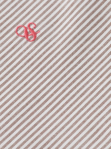 Hemden lange mouw bruin Scotch & Soda