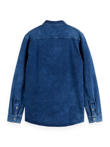Hemden lange mouw blauw Scotch & Soda