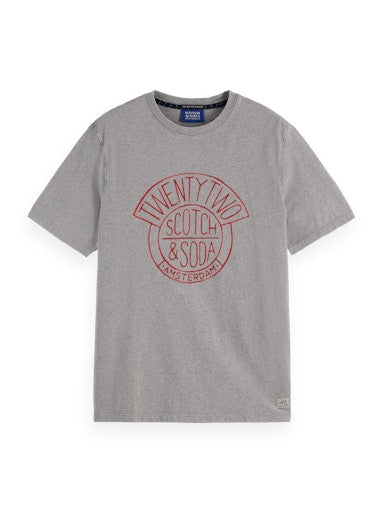 T-shirts korte mouw grijs Scotch & Soda