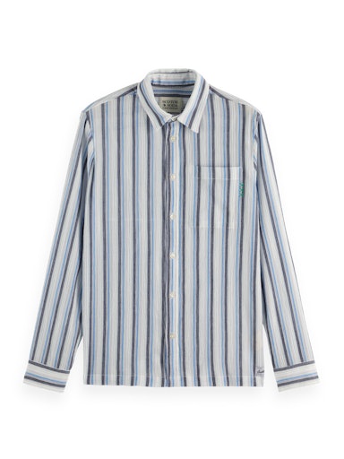 Hemden lange mouw paars Scotch & Soda