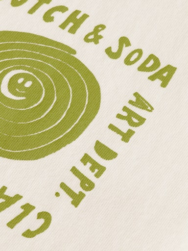 T-shirts korte mouw wit Scotch & Soda