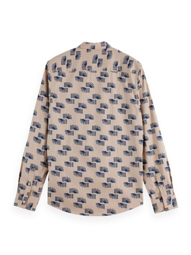 Hemden lange mouw bruin Scotch & Soda