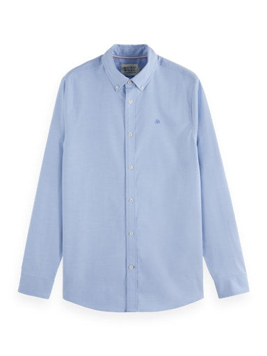Hemden lange mouw blauw Scotch & Soda
