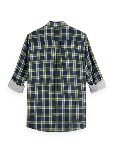 Hemden lange mouw blauw Scotch & Soda