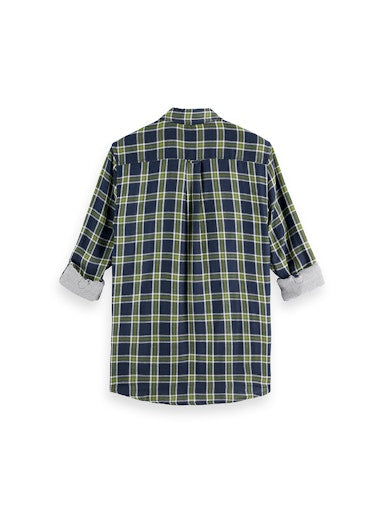 Hemden lange mouw blauw Scotch & Soda
