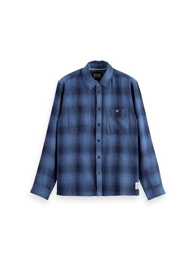 Hemden lange mouw blauw Scotch & Soda