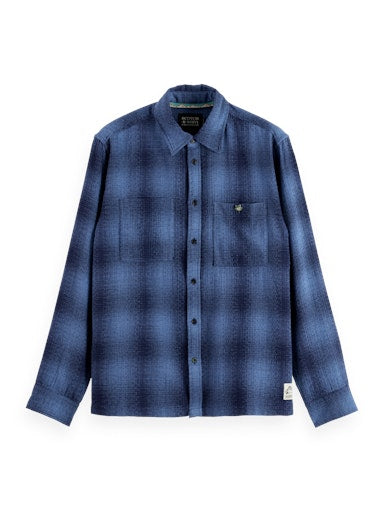 Hemden lange mouw blauw Scotch & Soda