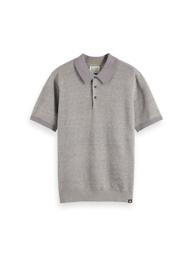 Polo's korte mouw grijs Scotch & Soda