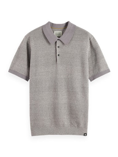Polo's korte mouw grijs Scotch & Soda