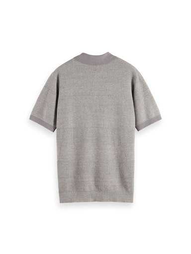 Polo's korte mouw grijs Scotch & Soda