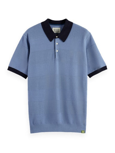Polo's korte mouw blauw Scotch & Soda