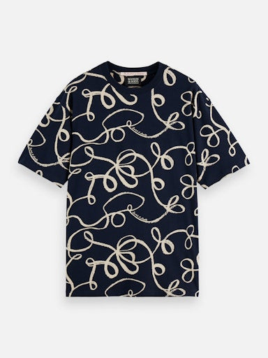 T-shirts korte mouw blauw Scotch & Soda