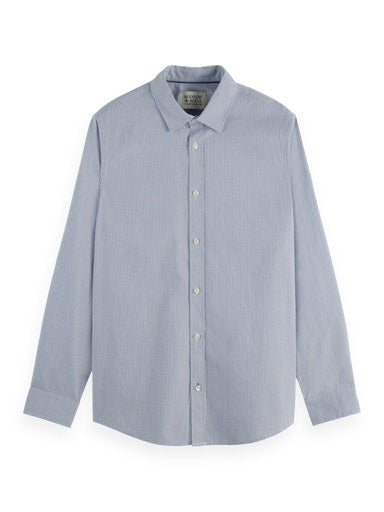 Hemden lange mouw blauw Scotch & Soda