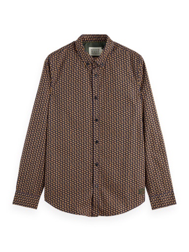 Hemden lange mouw blauw Scotch & Soda
