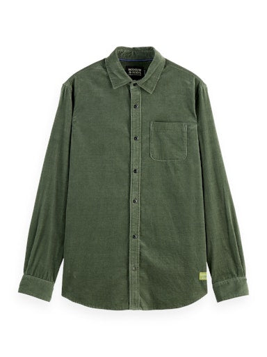 Hemden lange mouw beige Scotch & Soda