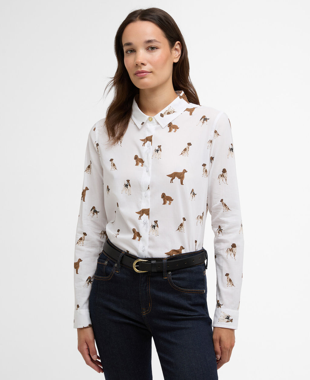 Blouses lange mouw multicolor Barbour