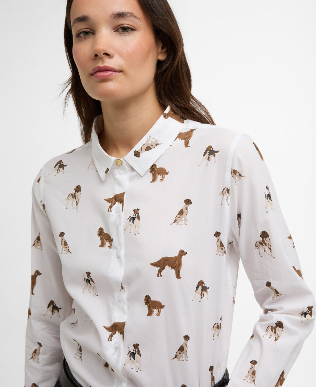 Blouses lange mouw multicolor Barbour