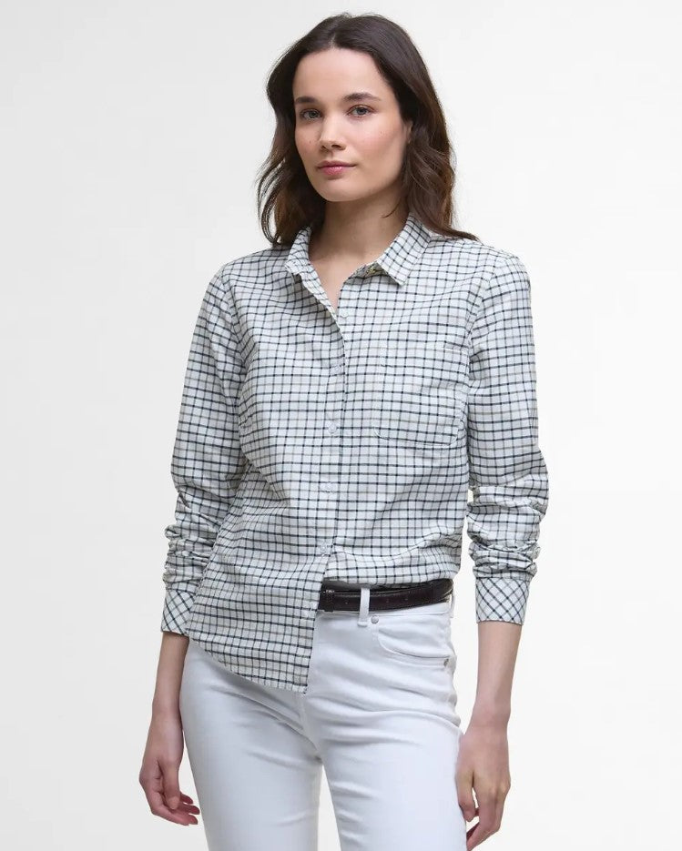 Blouses lange mouw navy Barbour