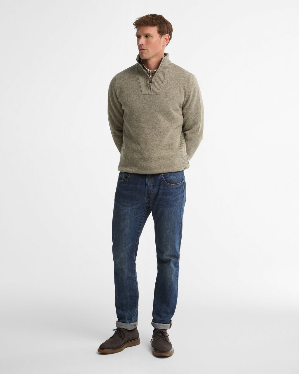 Pulls groen Barbour