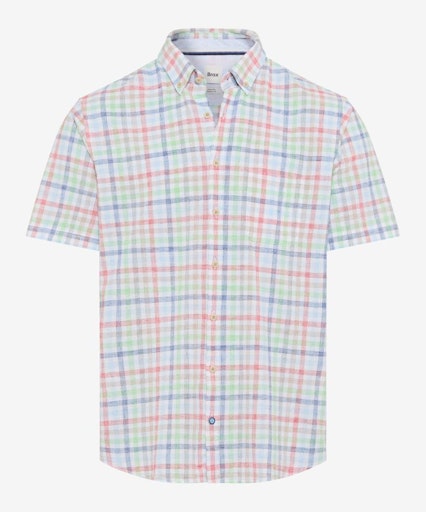 Hemden korte mouw wit BRAX