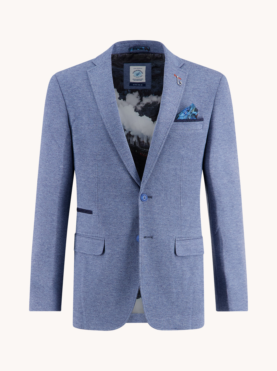 Blazers blauw A Fish Named Fred