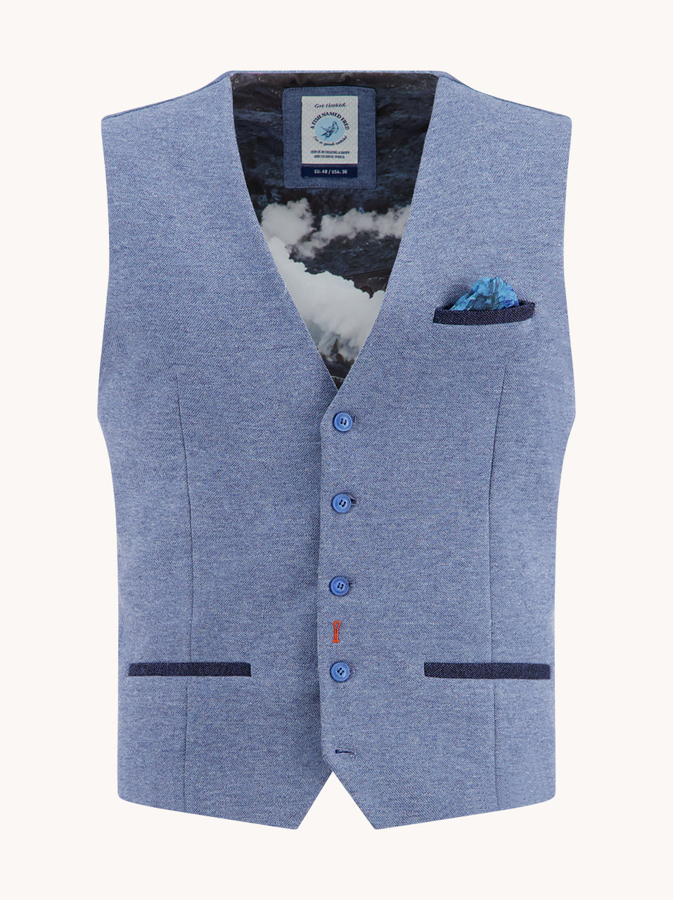 Gilets blauw A Fish Named Fred