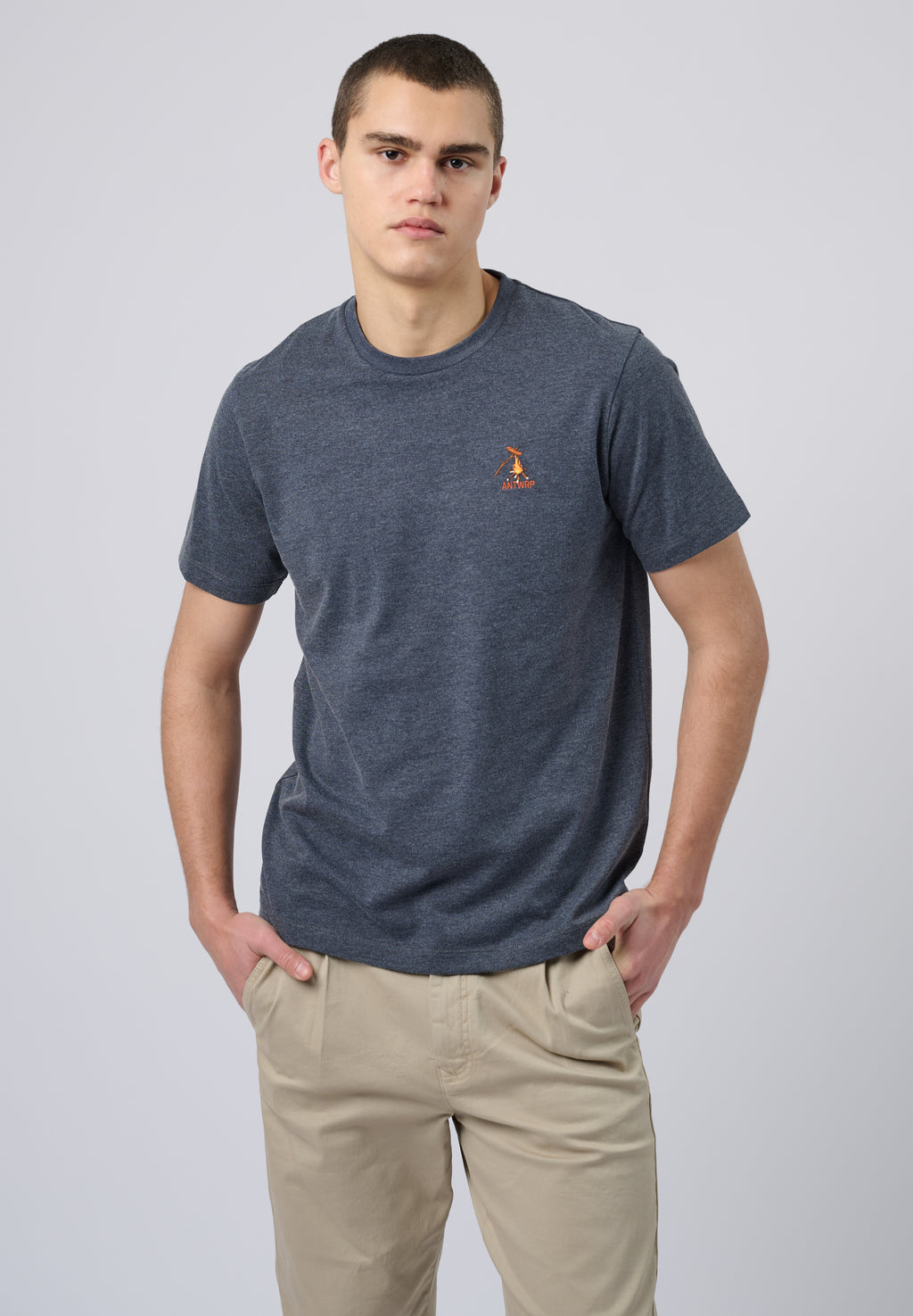 T-shirts korte mouw navy ANTWRP