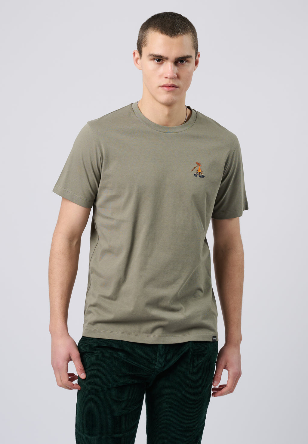 T-shirts korte mouw bruin ANTWRP