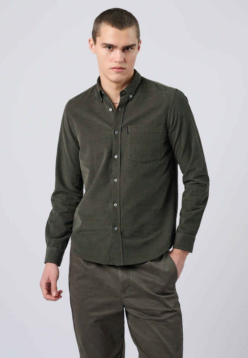 Hemden lange mouw grijs ANTWRP