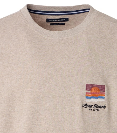 T-shirts korte mouw beige Casa Moda