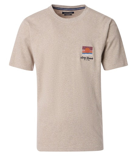T-shirts korte mouw beige Casa Moda