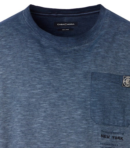 T-shirts korte mouw blauw Casa Moda