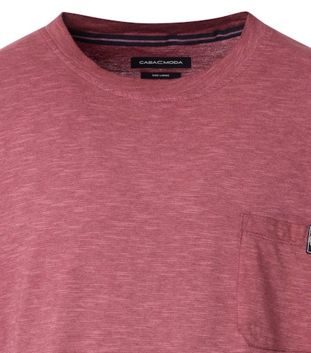 T-shirts korte mouw rood Casa Moda