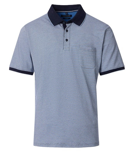 Polo's korte mouw blauw Casa Moda