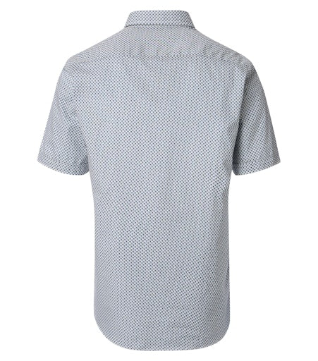 Hemden korte mouw blauw Casa Moda