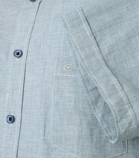 Hemden korte mouw groen Casa Moda