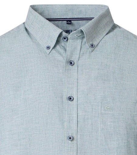 Hemden korte mouw groen Casa Moda