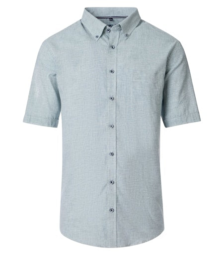 Hemden korte mouw groen Casa Moda