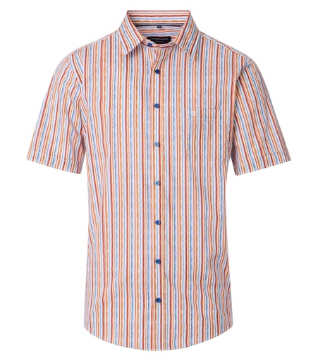 Hemden korte mouw oranje Casa Moda