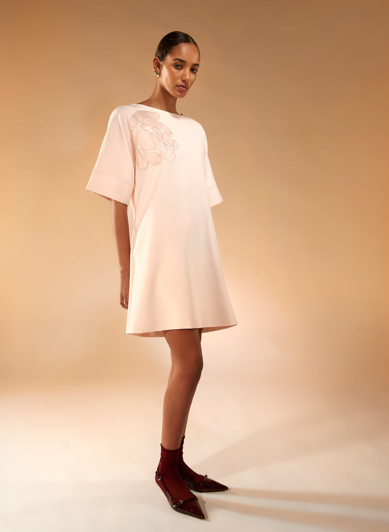 Jurken korte mouw roze Atmos