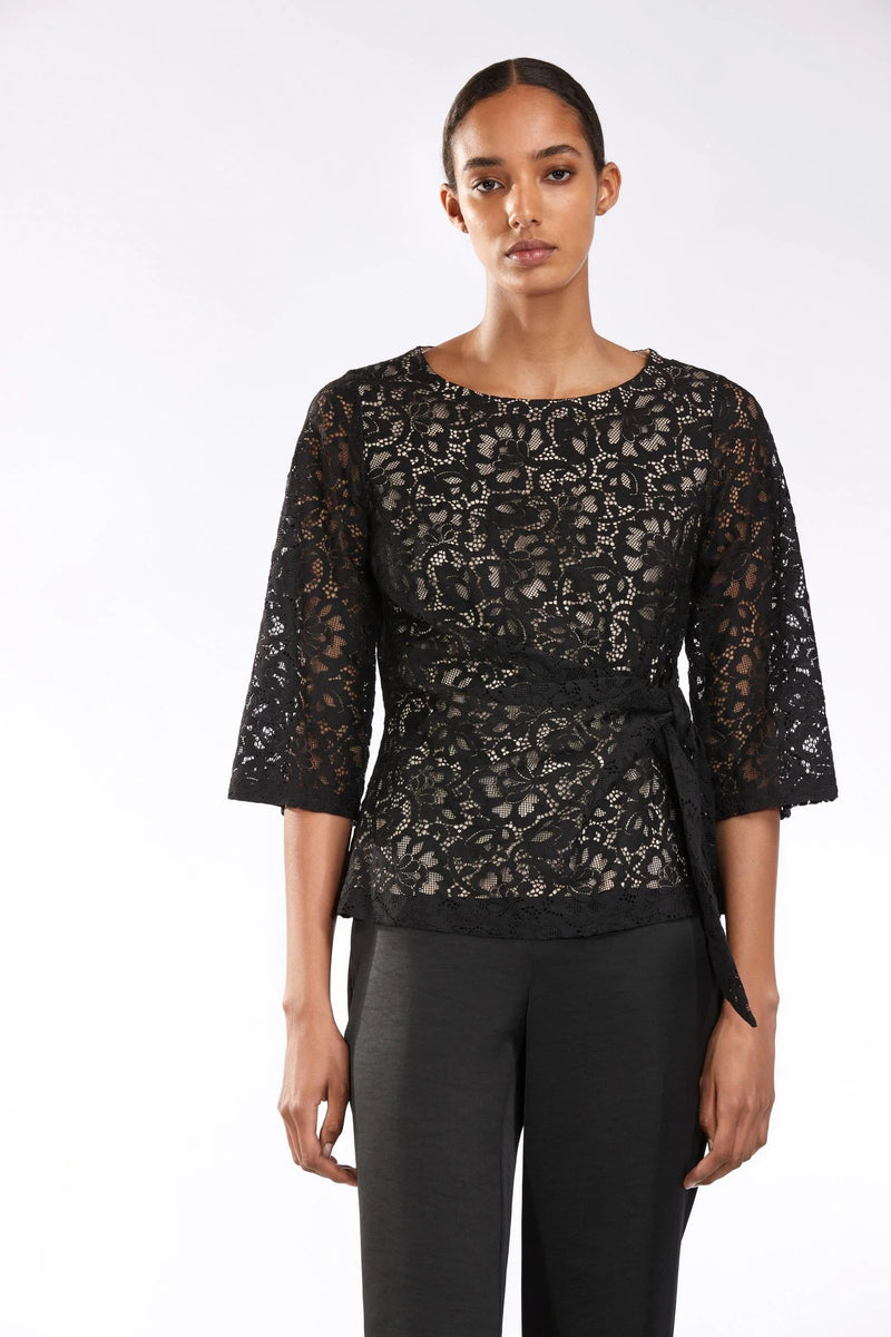 Blouses lange mouw zwart Atmos