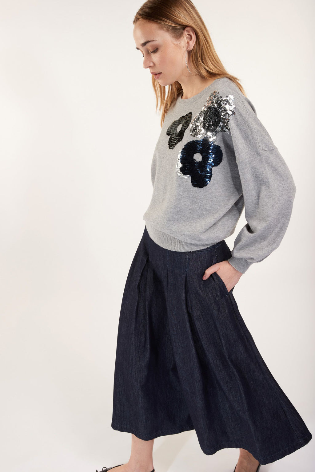 Rokken blauw Senso