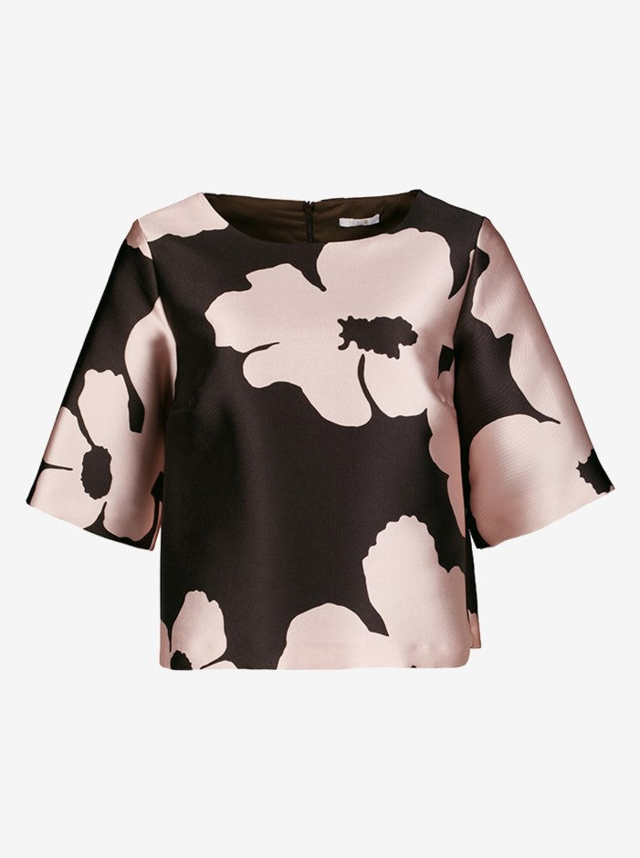 Blouses korte mouw bruin Senso