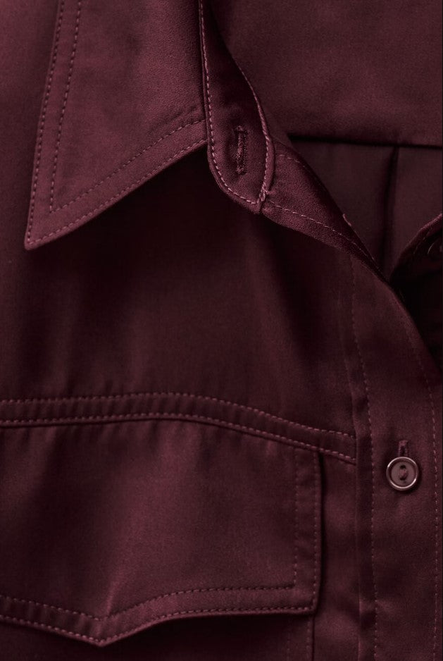 Blouses lange mouw paars ba&sh