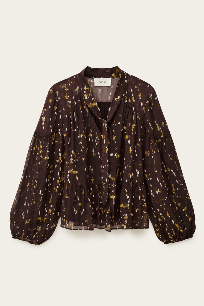 Blouses lange mouw bruin ba&sh