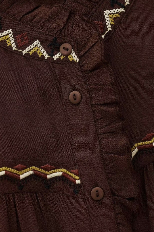 Blouses lange mouw bruin ba&sh