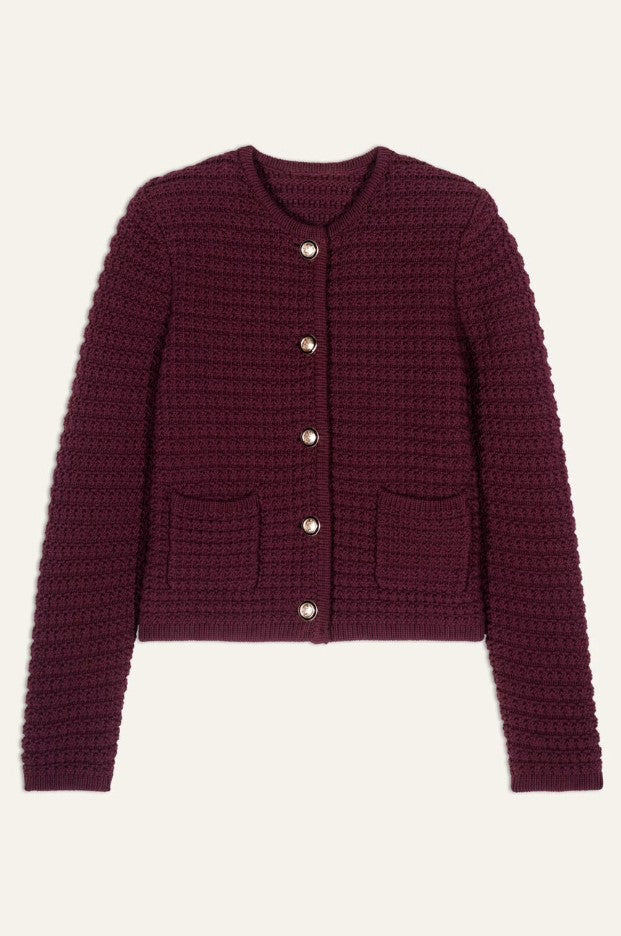 Cardigans bordeaux ba&sh